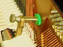 Supporting screw for screwing the piano mechanics tight